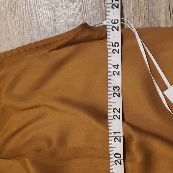 YOUNG FABULOUS AND BROKE NWT COPPER TUNIC SHIRT DRESS SZ MEDIUM - Picture 7 of 12